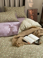 Meadow Muslin Floral Duvet Cover original reference image 3