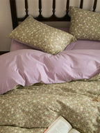 Meadow Muslin Floral Duvet Cover original reference image 8