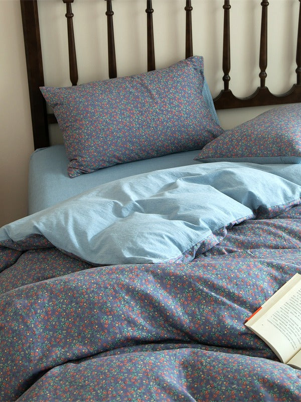 Meadow Muslin Floral Duvet Cover original reference image 10