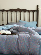 Meadow Muslin Floral Duvet Cover original reference image 11
