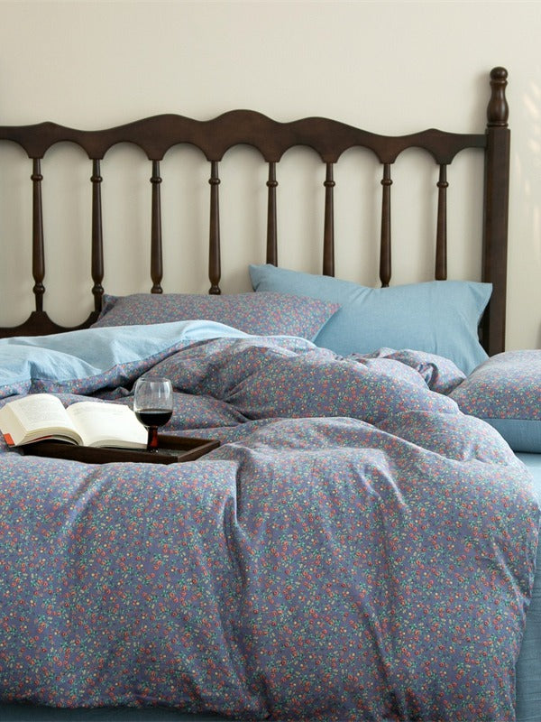 Meadow Muslin Floral Duvet Cover original reference image 11