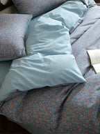 Meadow Muslin Floral Duvet Cover original reference image 12