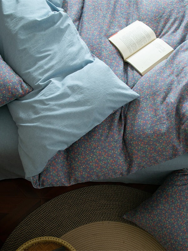 Meadow Muslin Floral Duvet Cover original reference image 15