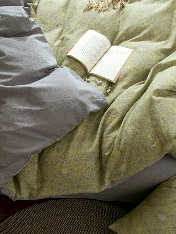 Meadow Muslin Floral Duvet Cover original reference image 19
