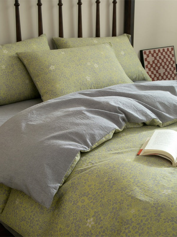 Meadow Muslin Floral Duvet Cover original reference image 20