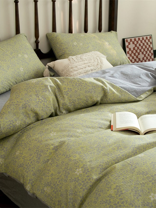 Meadow Muslin Floral Duvet Cover original reference image 21