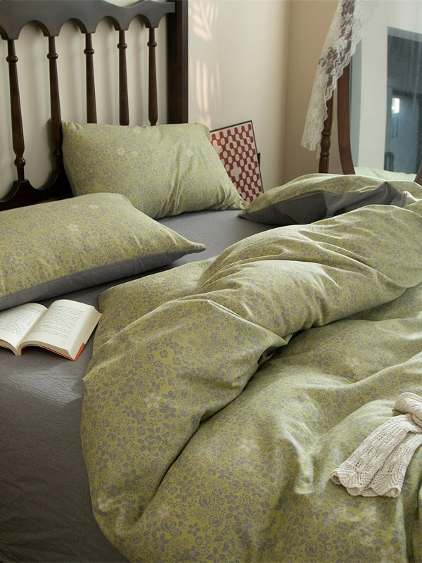 Meadow Muslin Floral Duvet Cover original reference image 22