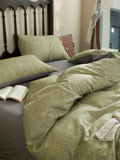 Meadow Muslin Floral Duvet Cover original reference image 22