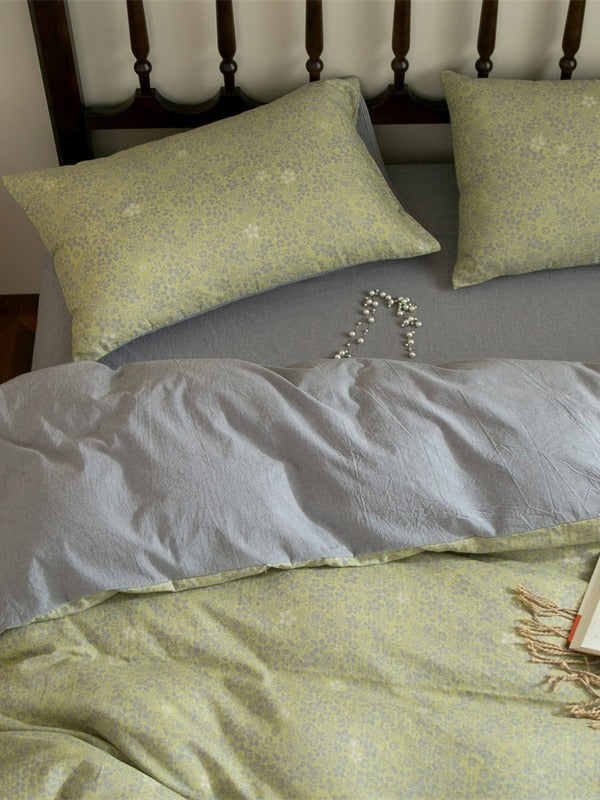 Meadow Muslin Floral Duvet Cover original reference image 26