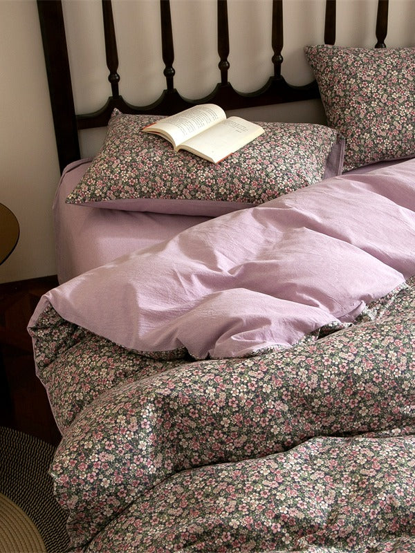 Meadow Muslin Floral Duvet Cover original reference image 35