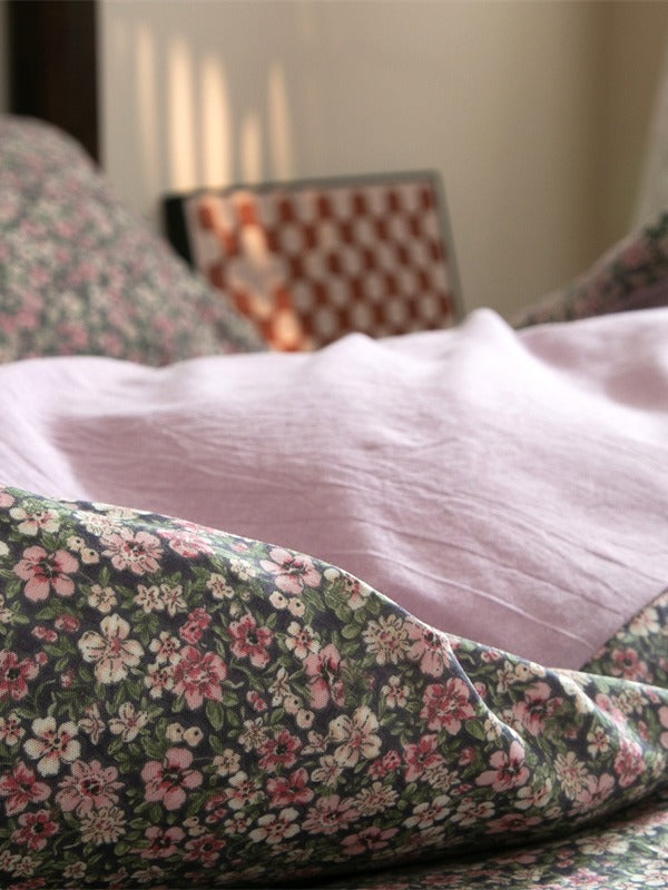 Meadow Muslin Floral Duvet Cover original reference image 36