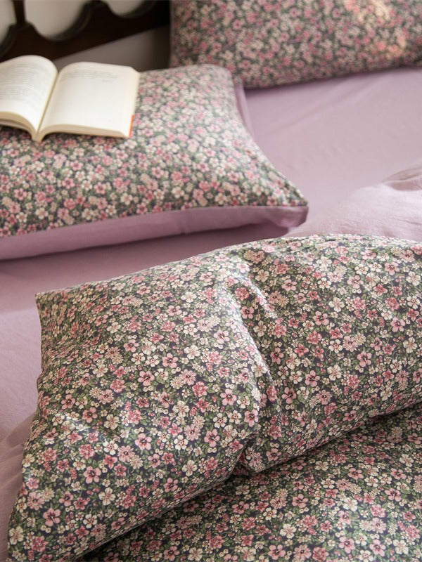 Meadow Muslin Floral Duvet Cover original reference image 38