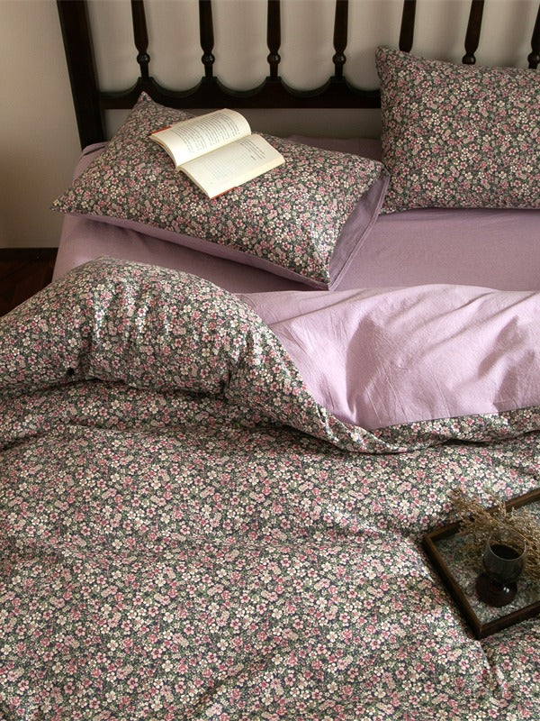 Meadow Muslin Floral Duvet Cover original reference image 40