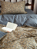 Meadow Muslin Floral Duvet Cover original reference image 45