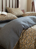 Meadow Muslin Floral Duvet Cover original reference image 48