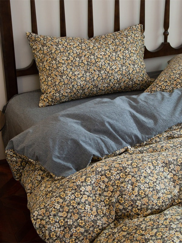 Meadow Muslin Floral Duvet Cover original reference image 49