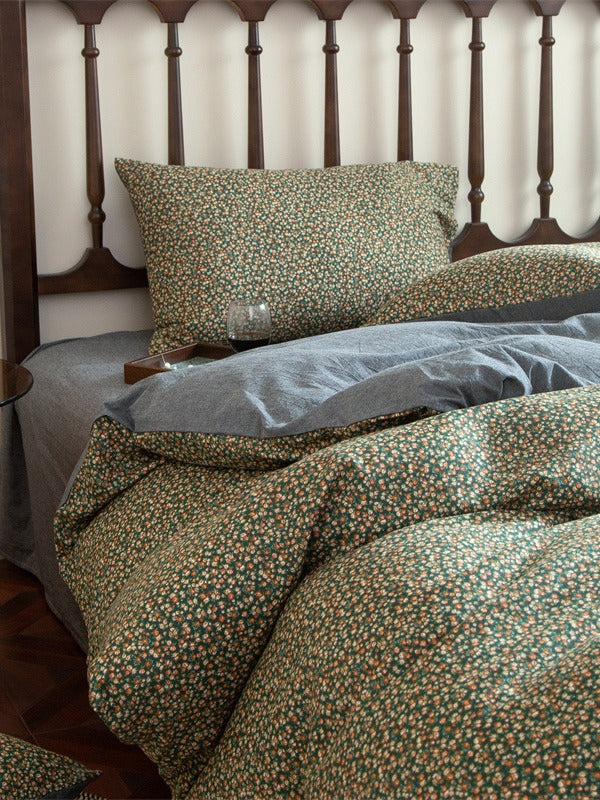 Meadow Muslin Floral Duvet Cover original reference image 50