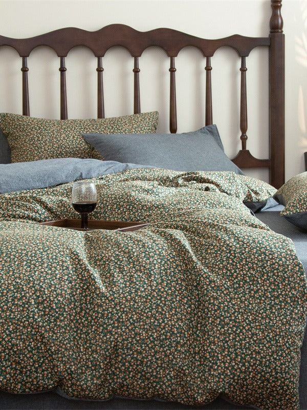 Meadow Muslin Floral Duvet Cover original reference image 52