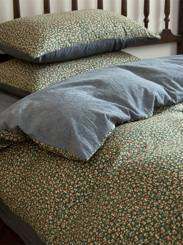 Meadow Muslin Floral Duvet Cover original reference image 53