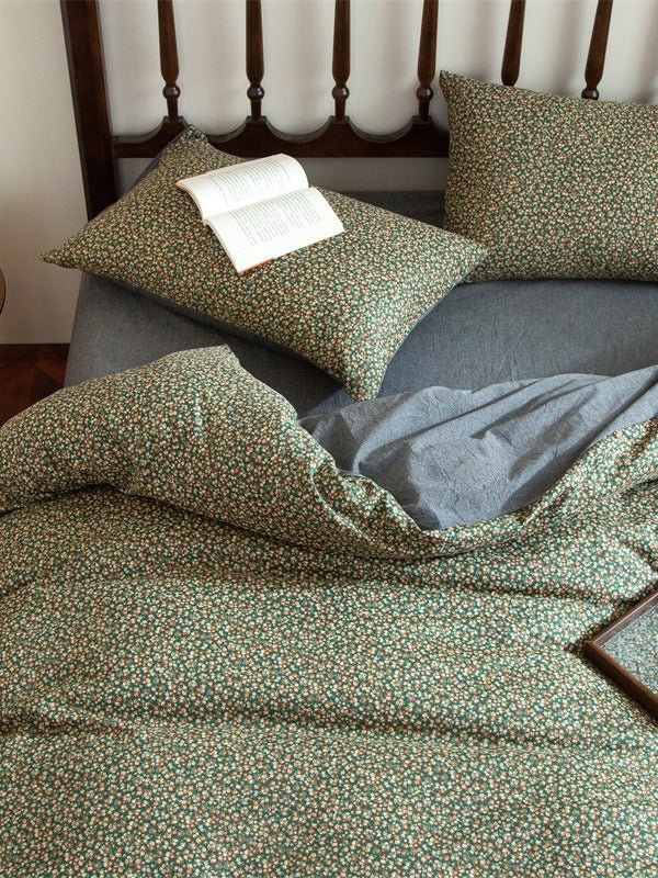 Meadow Muslin Floral Duvet Cover original reference image 57