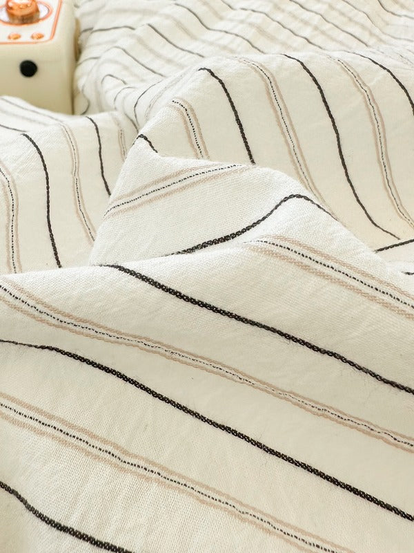 Meridian Stitch Washed Cotton Duvet Cover original reference image 3