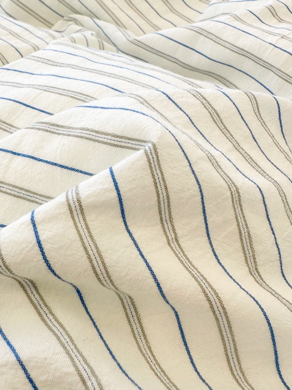 Meridian Stitch Washed Cotton Duvet Cover original reference image 13