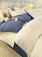 Meridian Stitch Washed Cotton Duvet Cover original reference image 18