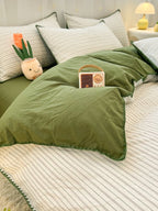 Meridian Stitch Washed Cotton Duvet Cover original reference image 20
