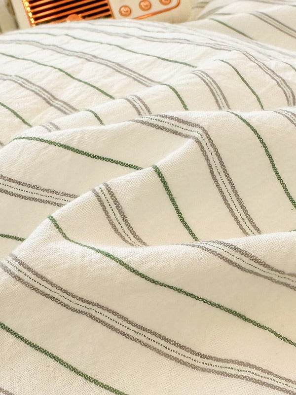 Meridian Stitch Washed Cotton Duvet Cover original reference image 22