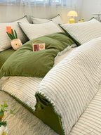 Meridian Stitch Washed Cotton Duvet Cover original reference image 24