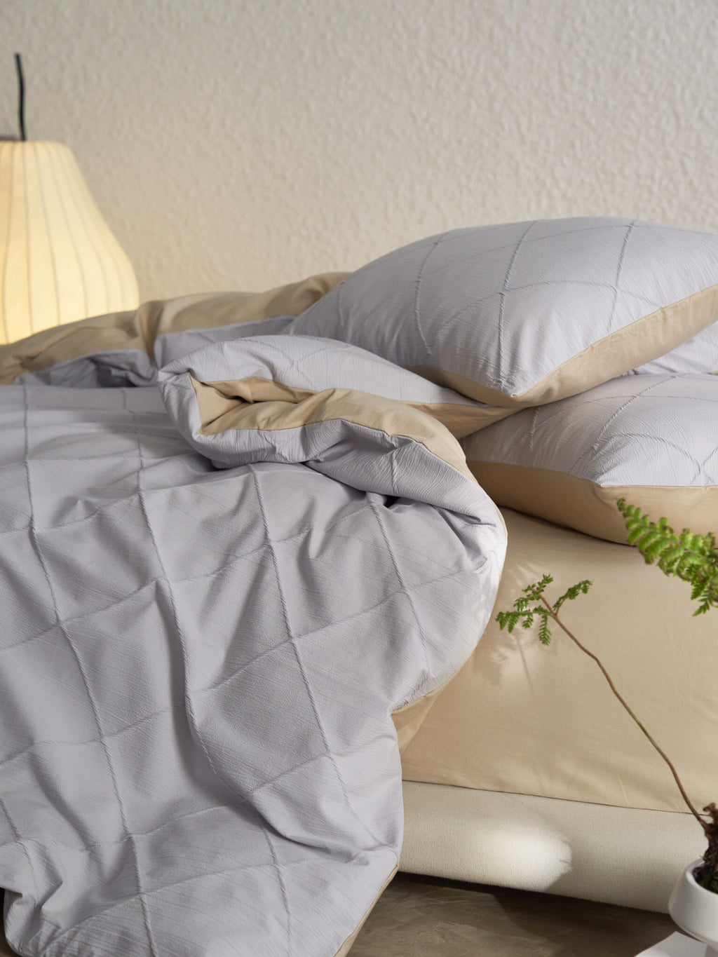 Mist Haven Cotton Jacquard Duvet Cover original reference image 2