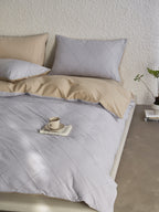 Mist Haven Cotton Jacquard Duvet Cover original reference image 3