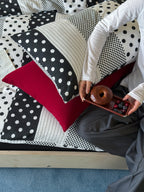 Mosaic Polka Dot Cotton Muslin Duvet Cover original reference image 5