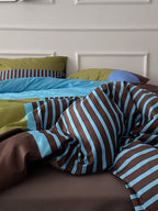 New Coast Printed Cotton Sateen Duvet Cover original reference image 2