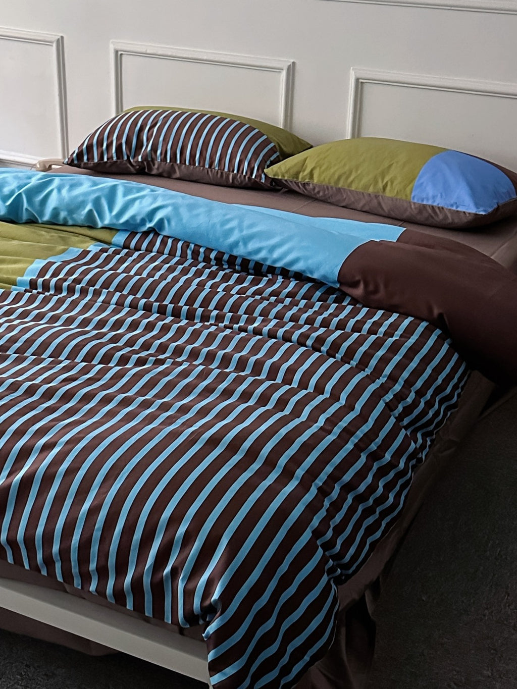 New Coast Printed Cotton Sateen Duvet Cover original reference image 7