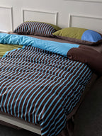 New Coast Printed Cotton Sateen Duvet Cover original reference image 7