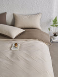 Oat Haven Cotton Jacquard Duvet Cover original reference image 1