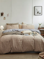 Oat Whisper Cotton Seersucker Duvet Cover original reference image 1