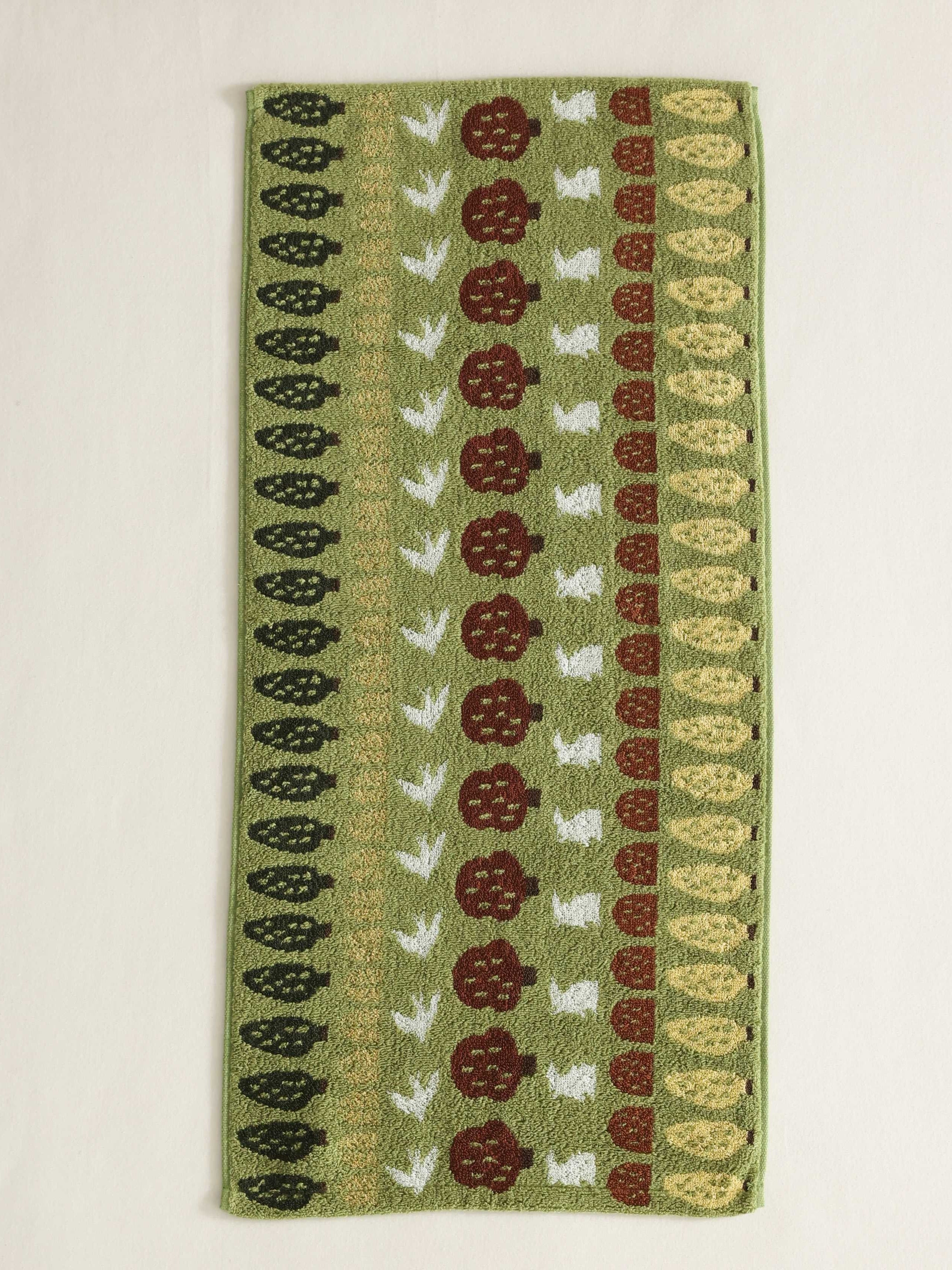 Orchard Dot Jacquard Cotton Bath Towel original reference image 4