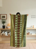 Orchard Dot Jacquard Cotton Bath Towel original reference image 7