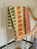 Orchard Dot Jacquard Cotton Bath Towel original reference image 11