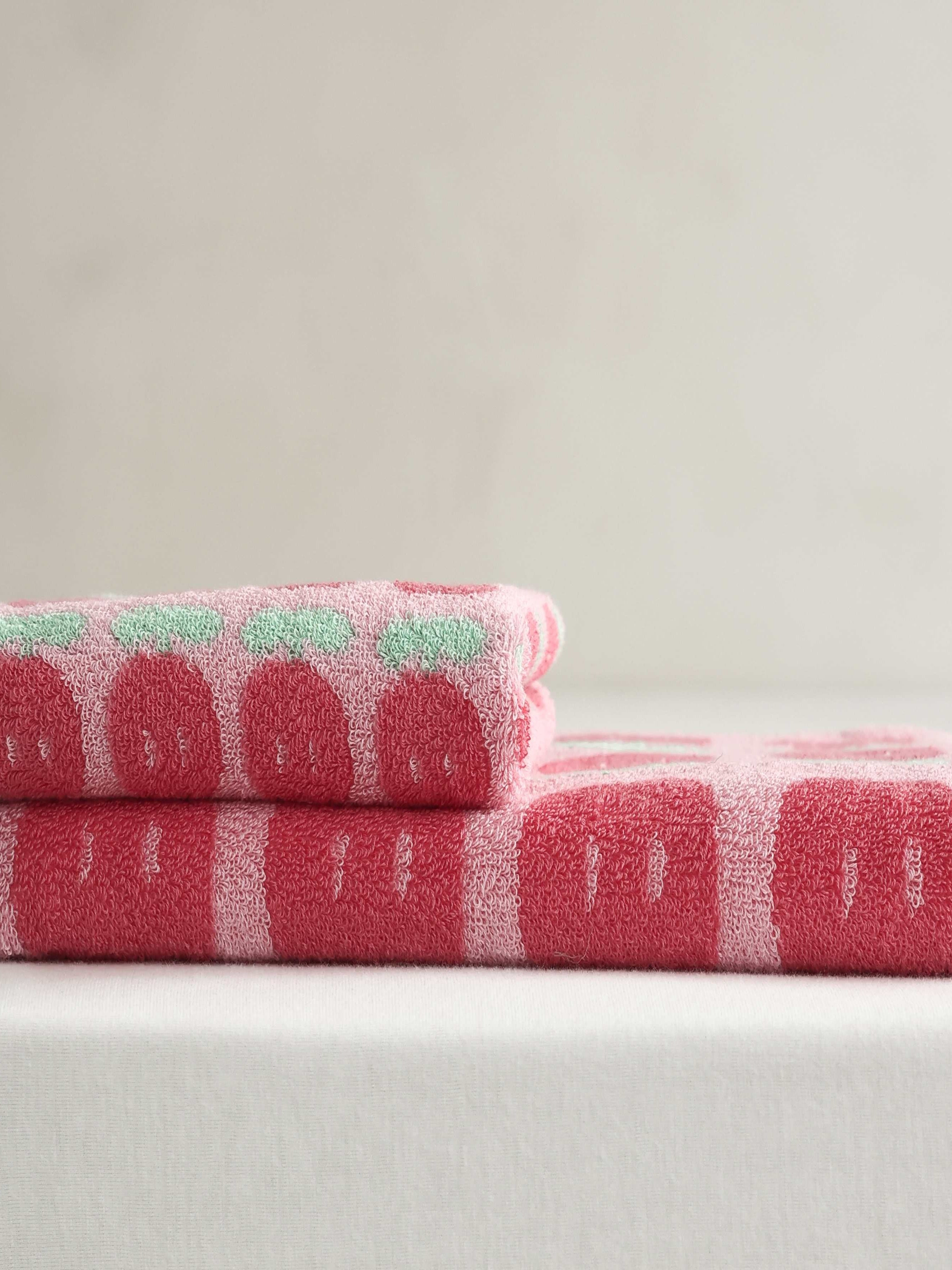 Orchard Dot Jacquard Cotton Bath Towel original reference image 12
