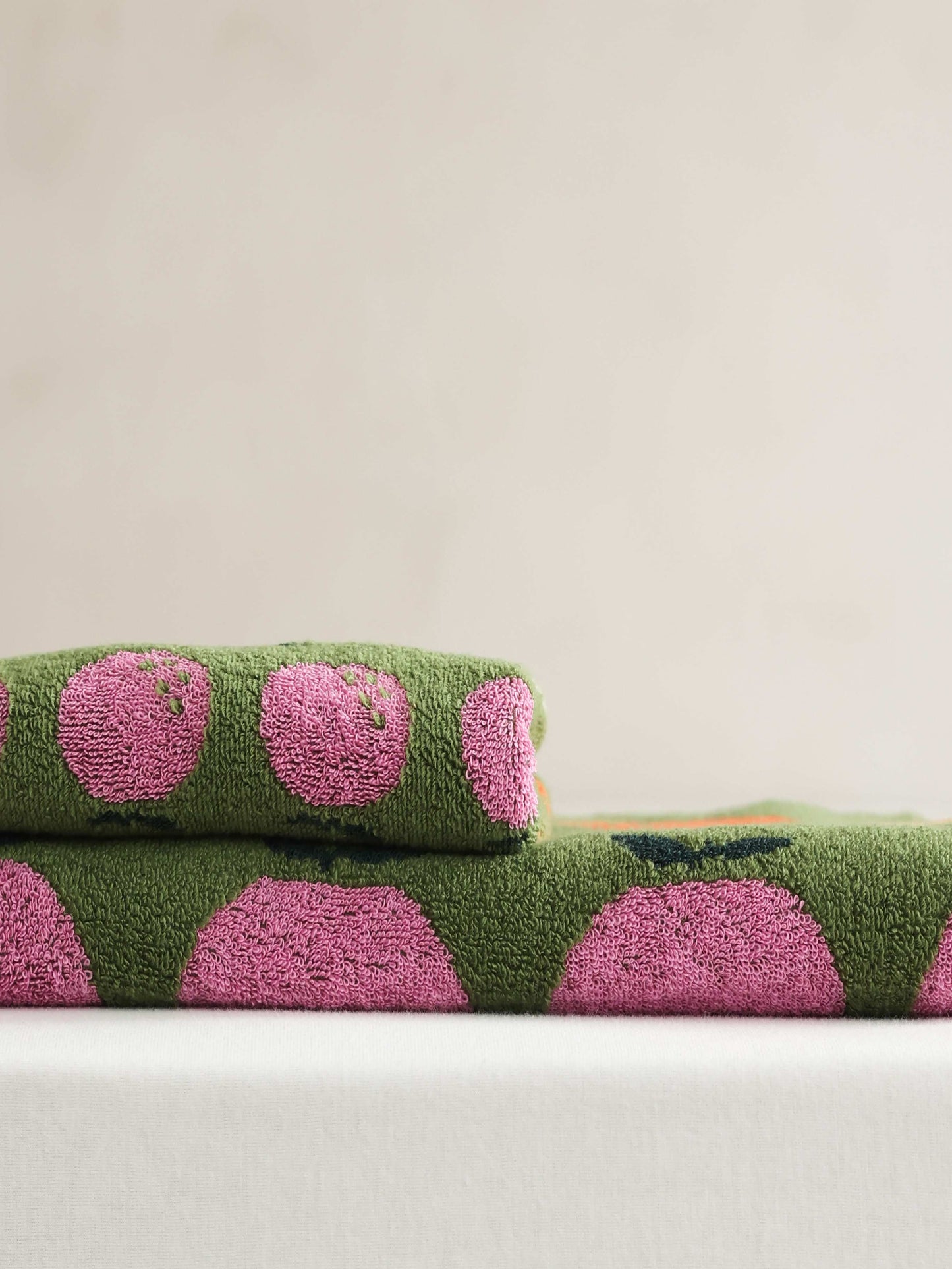 Orchard Dot Jacquard Cotton Bath Towel original reference image 26