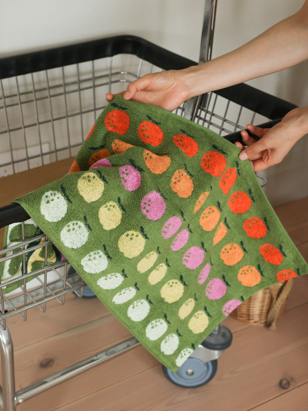 Orchard Dot Jacquard Cotton Bath Towel original reference image 30