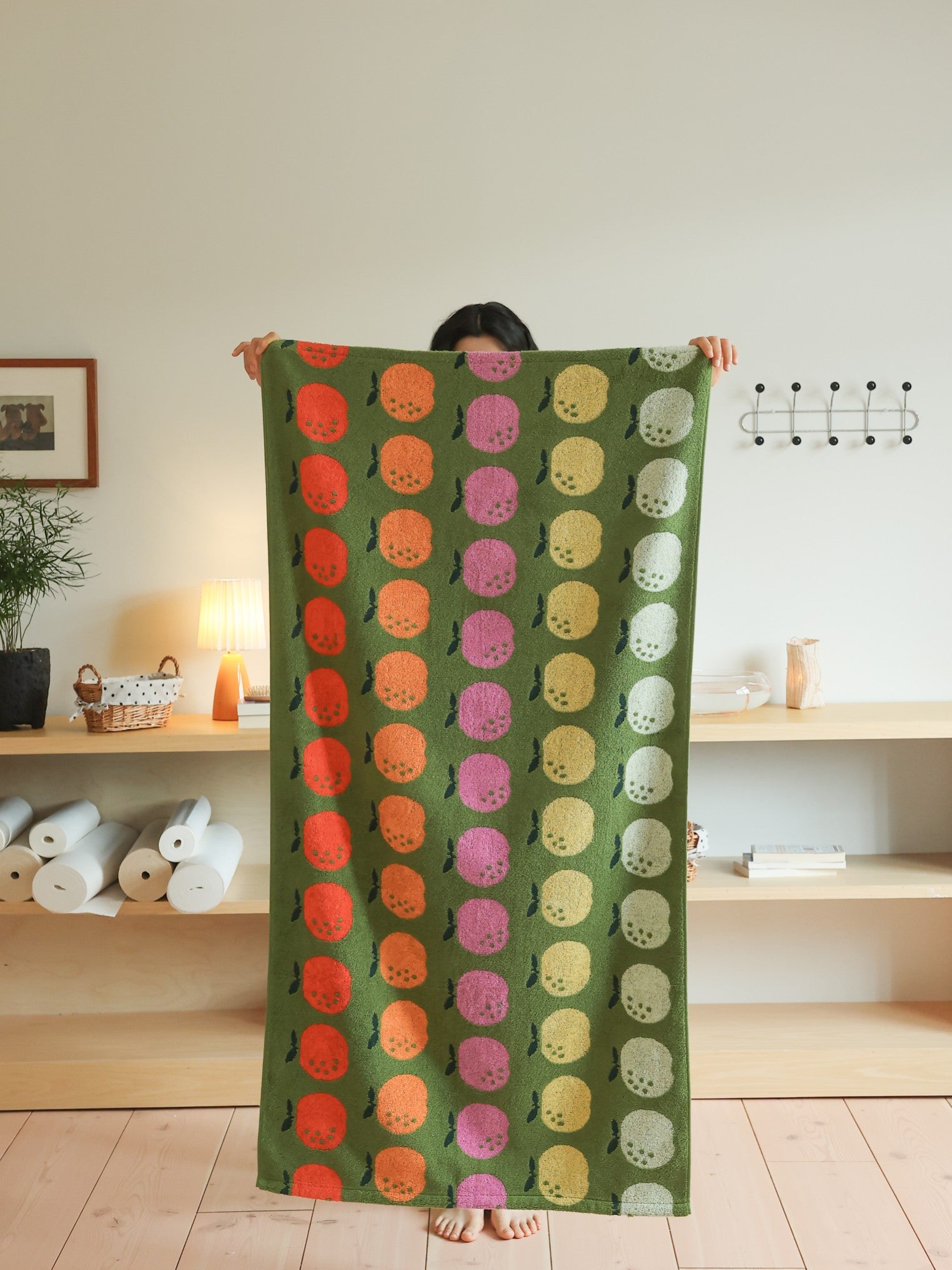 Orchard Dot Jacquard Cotton Bath Towel original reference image 31
