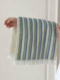 Pastel Lane Stripe Cotton Bath Towel original reference image 1
