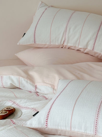 Pearline Gauze Jacquard Duvet Cover original reference image 2