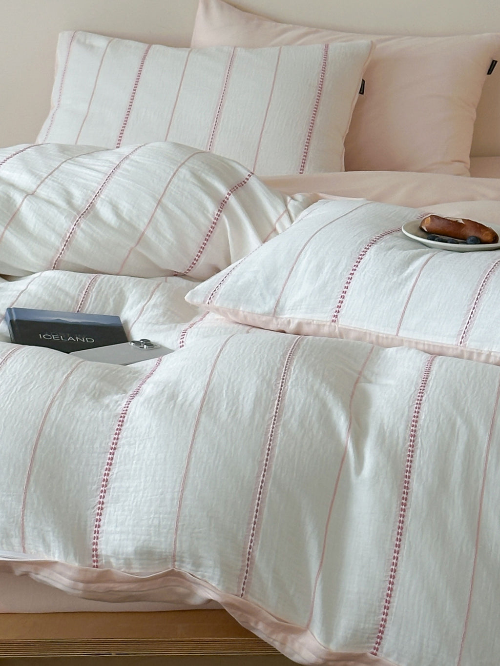 Pearline Gauze Jacquard Duvet Cover original reference image 4