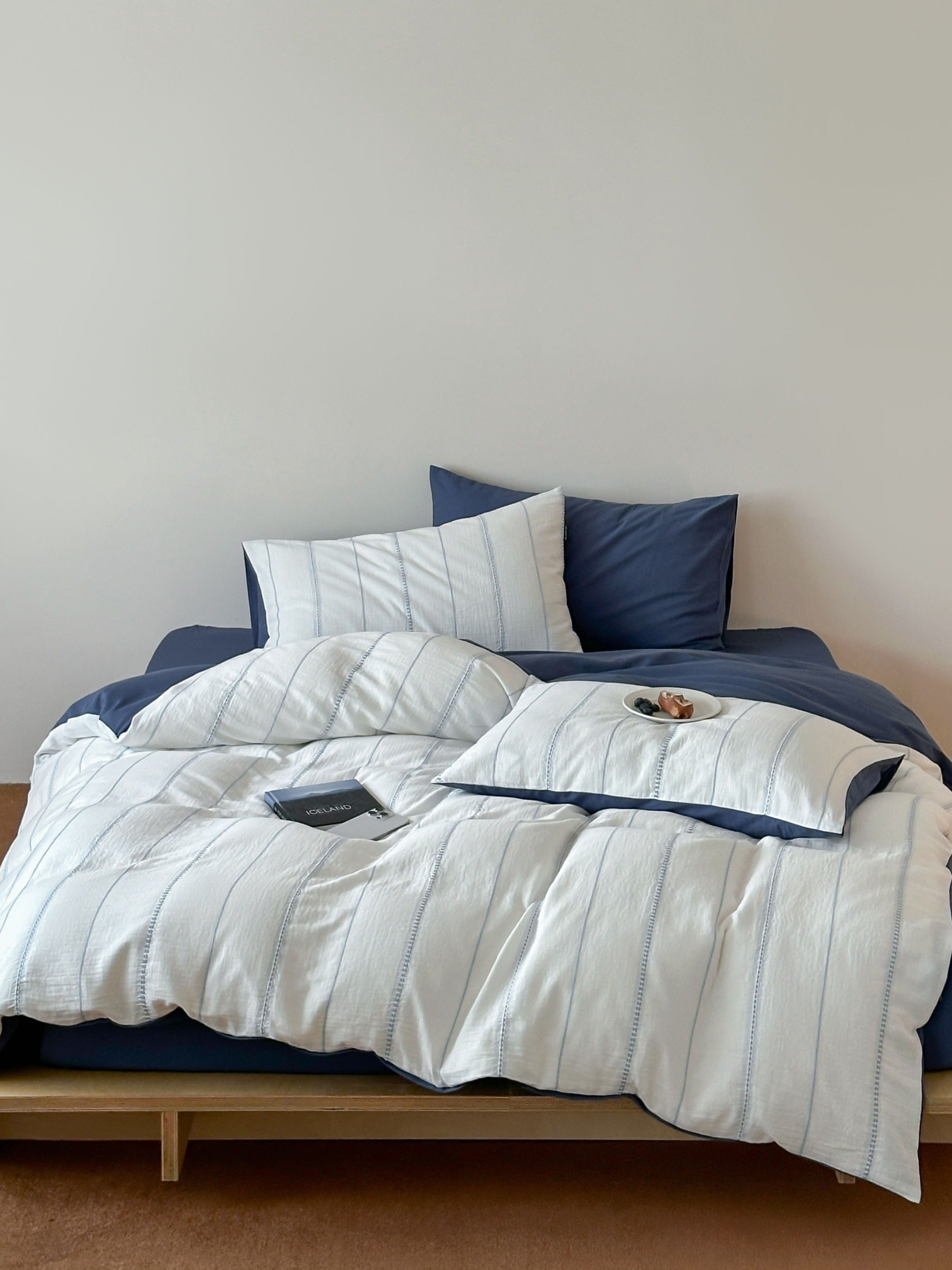 Pearline Gauze Jacquard Duvet Cover original reference image 9