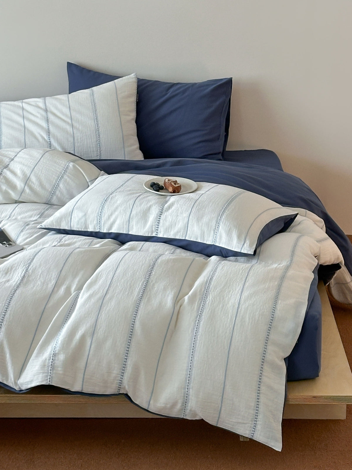 Pearline Gauze Jacquard Duvet Cover original reference image 10